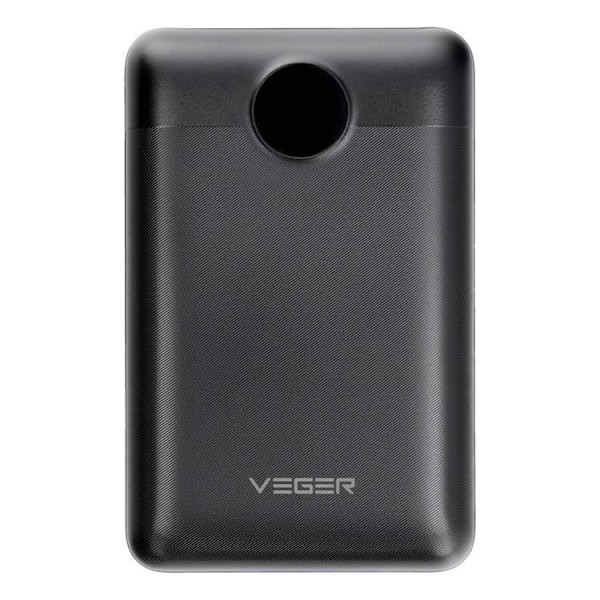 VEGER Powerbank 20000 mAh PD QC 3.0 2A 22.5W S20 - Svart
