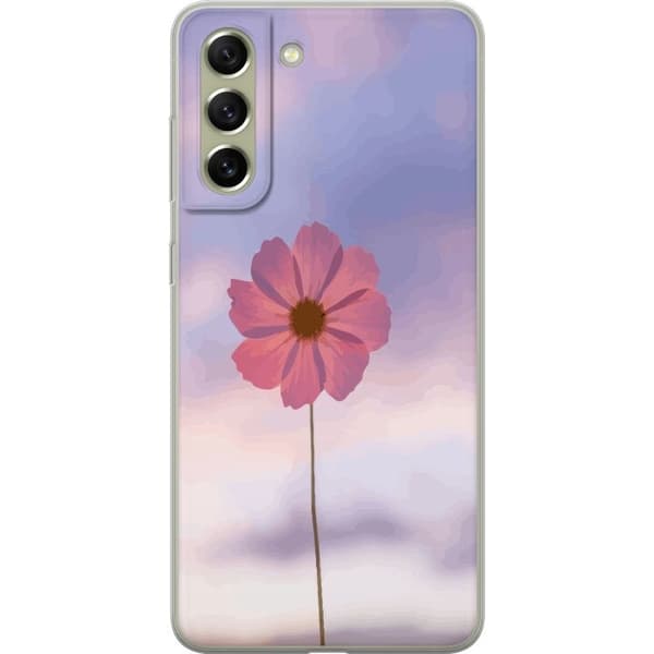 Mobilskal till Samsung Galaxy S21 FE 5G med Rosa blomma