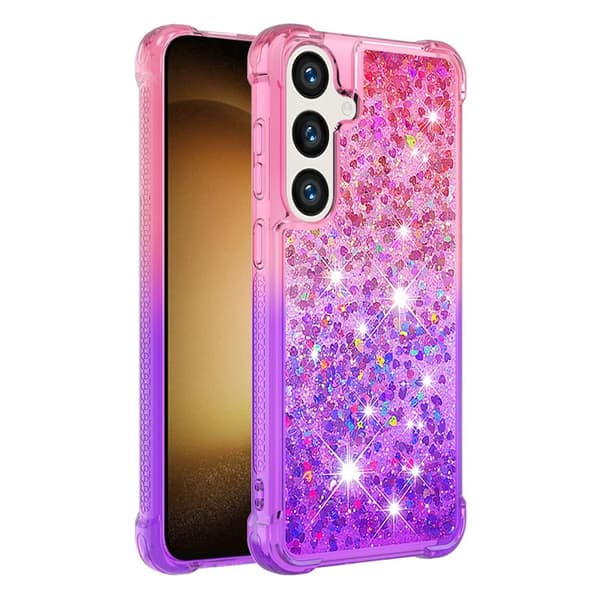 Mobilskal för Samsung Galaxy S26 TPU Gradient Quicksand - Lila-Rosa