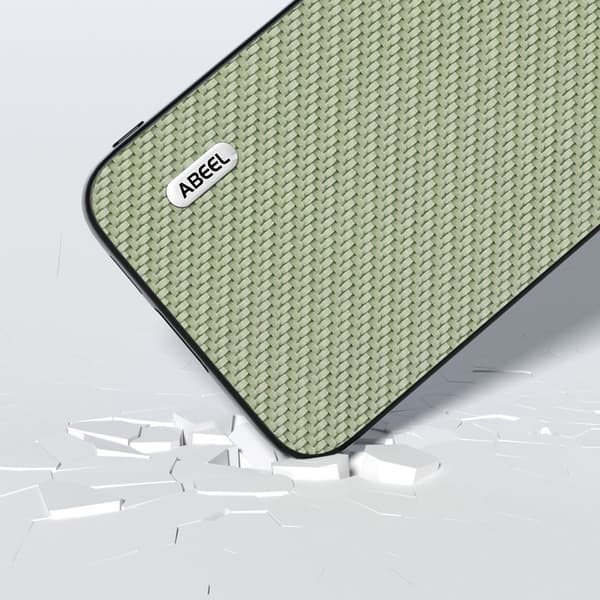 ABEEL Mobilskal till Samsung Galaxy S23 FE Läder PC+TPU Grön
