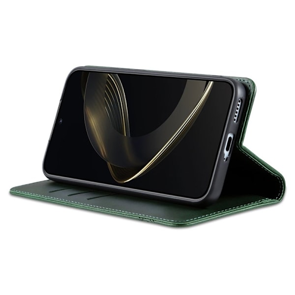 AZNS Xiaomi 17 Pro Max Plånboksfodral Konstläder - Grön