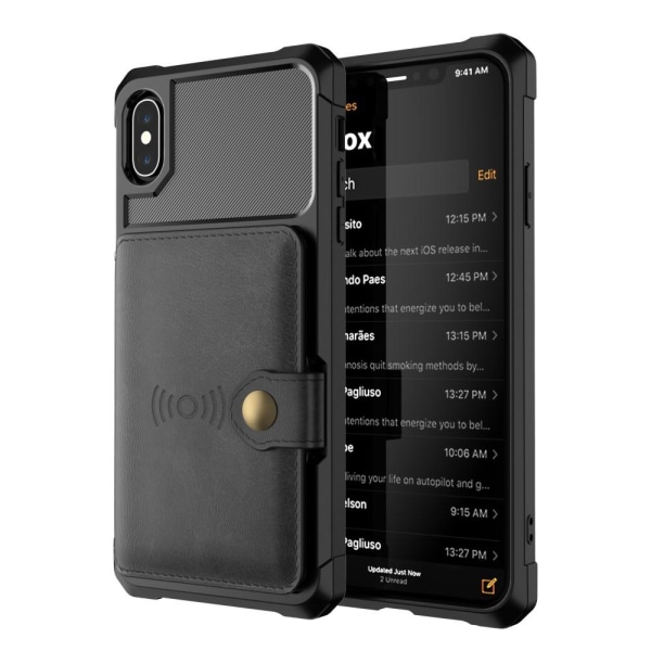 Mobilcover iPhone XS - Sort Black