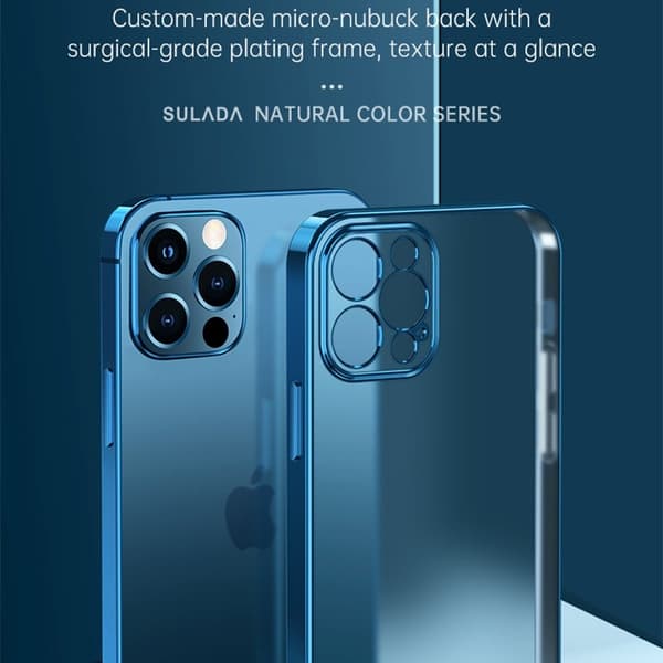 SULADA Mobilskal till iPhone 13 Pro TPU Electroplating Blå 6.1 tum