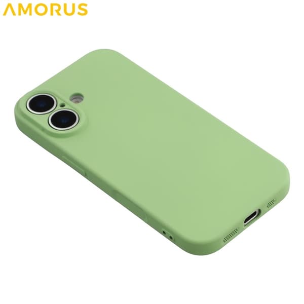 AMORUS Mobilskal till iPhone 17 Precise Cutouts TPU Fiber - Grön Grön