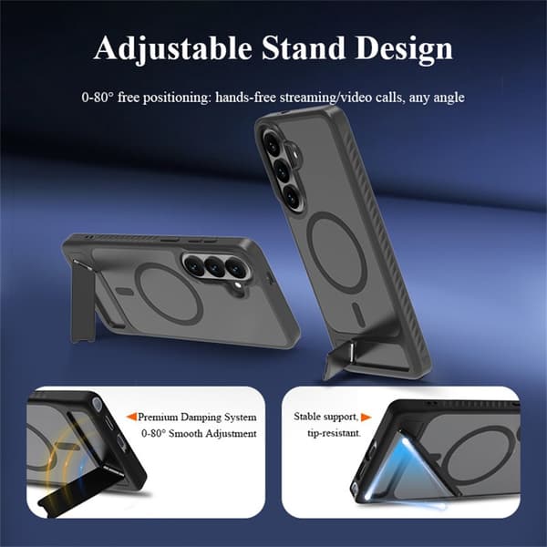 LeReach Mobilskal för Samsung Galaxy S26 Plus Magnetiskt Kickstand - Blå