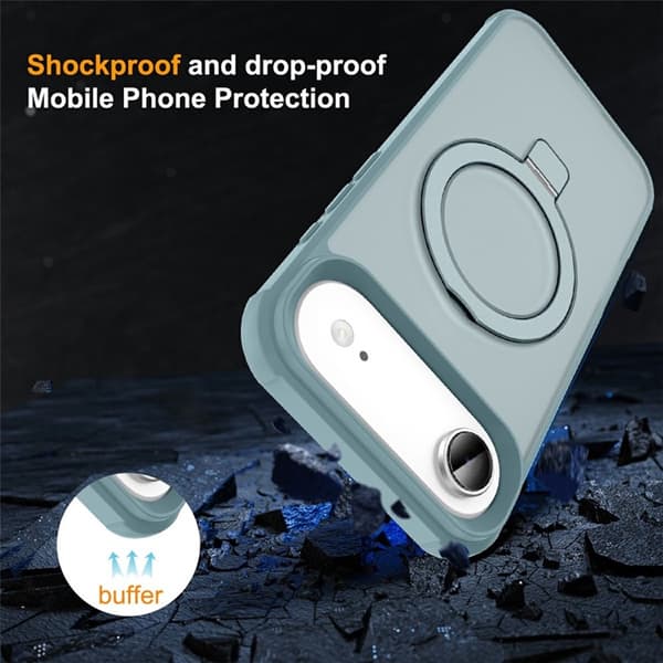 Mobilskal till iPhone Air MagSafe TPU+PC Kickstand - Blå Blå