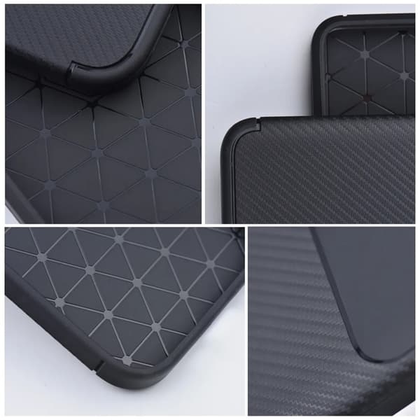 Telefontaske til iPhone 16 Pro Max Carbon Premium - Sort Black