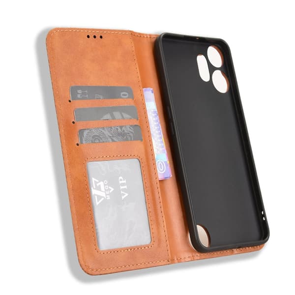Nothing CMF Phone 2 Pro Plånboksfodral Retro Kickstand - Brun Brun