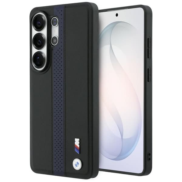 BMW Mobilcover til Galaxy S26 Ultra Magsafe Perforated Stripe Logo - Blå Blå