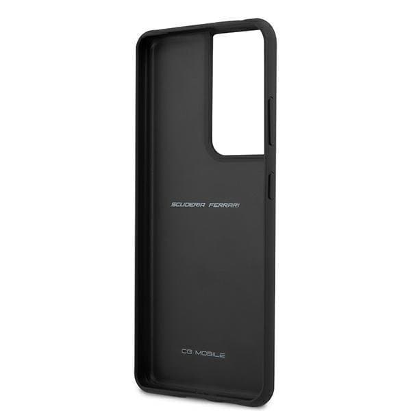 Ferrari Cover Galaxy S21 Ultra On Track Perforeret - Sort Black