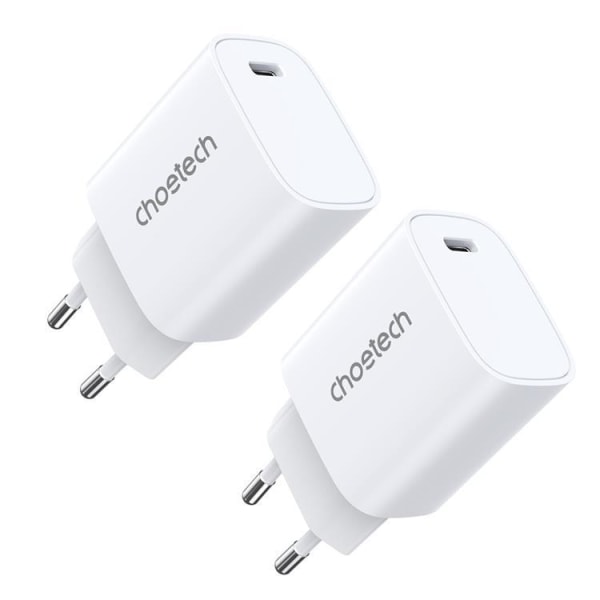 Choetech PD Væglader USB-C 20W - Hvid