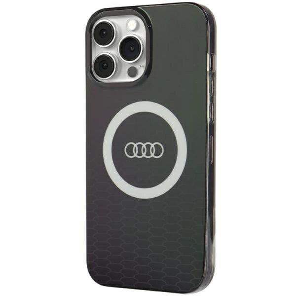 Audi iPhone 13/13 Pro Mobilskal Magsafe IML Big Logo - Svart