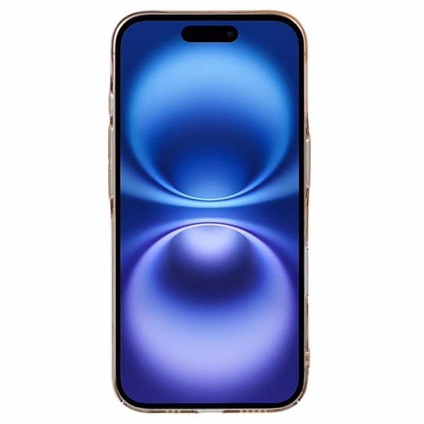X-LEVEL Mobilskal till iPhone 16 Plus Slim Shockproof Transparent Guld