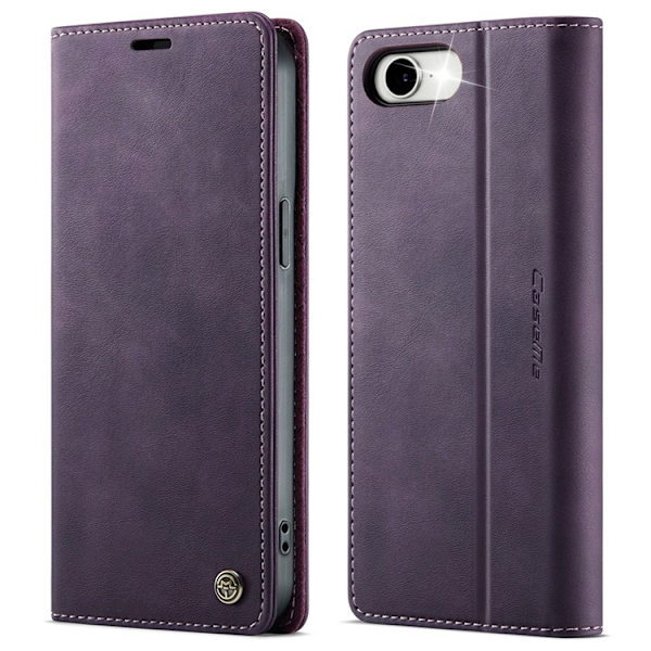 Caseme iPhone 16e Plånboksfodral RFID Blocking - Lila Lila