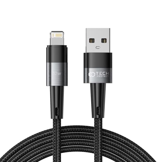 Tech-Protect Lightning-kaapeli Ultraboost 200CM - Harmaa Vit