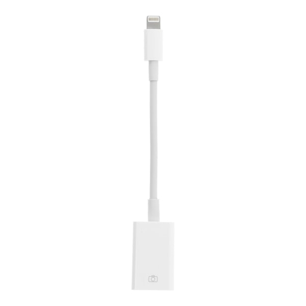 Adapter OTG till USB-A - iPhone Lightning 8-pin Vit Vit