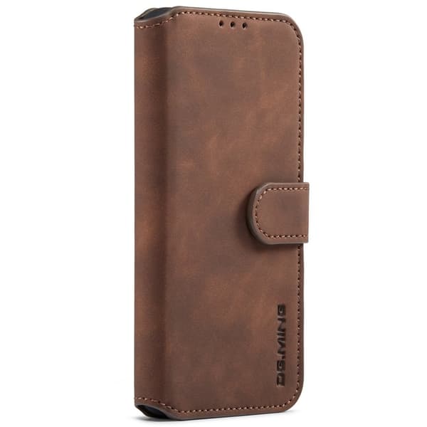 DG.MING Stand Retro KonstläderPlånboksfodral Samsung Galaxy A53 5G Brun