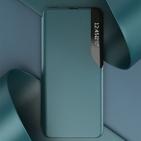 Eco Läder View Case till Xiaomi Poco M3 / Redmi 9T - Svart Svart