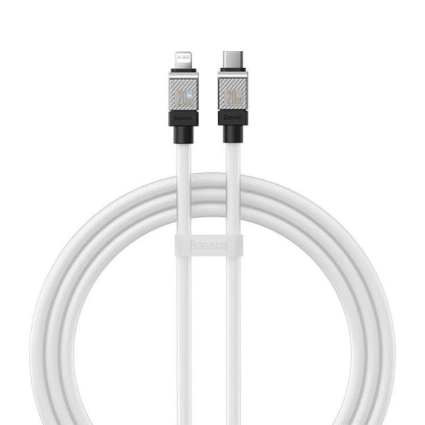 Baseus USB-C til Lightning-kabel 20W 1m - Hvid