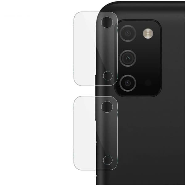 [2-Pack] iMak objektivcover i hærdet glas Samsung Galaxy A03s