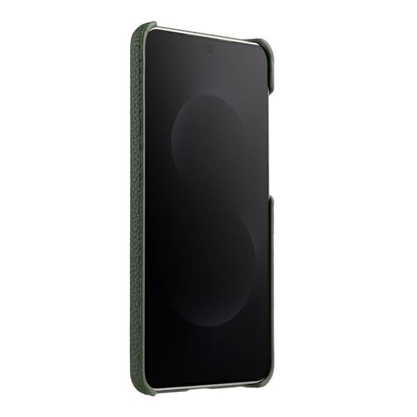 MELKCO Mobilskal till Samsung Galaxy S25 Edge Äkta Läder PC - Grön
