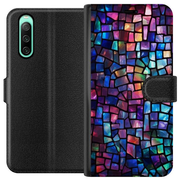 Plånboksfodral till Sony Xperia 10 IV med Disco