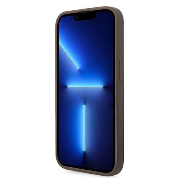 GUESS iPhone 14 Pro Skal Stripe Collection - Brun