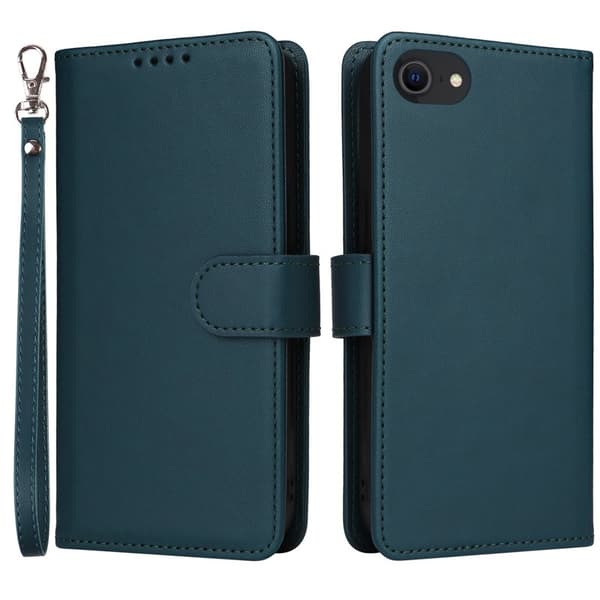 BETOPNICE iPhone 6/6s/7/8/SE (2022) Plånboksfodral Konstläder - Blå