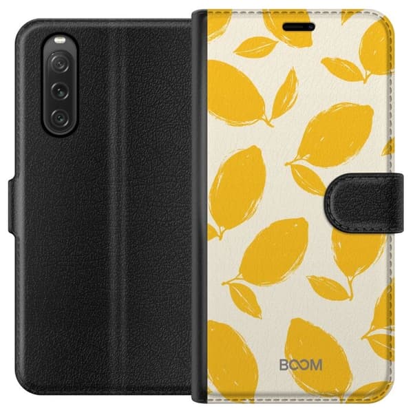 Plånboksfodral till Sony Xperia 10 V med Lemon Breeze