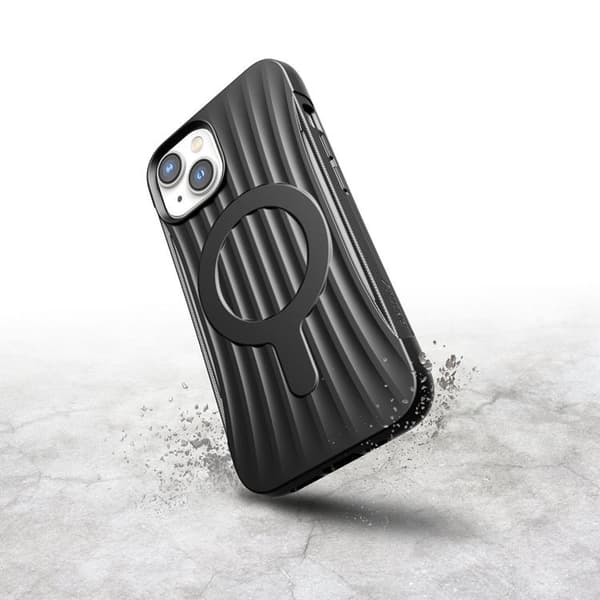 Raptic iPhone 14 Skal Magsafe Clutch - Musta Svart
