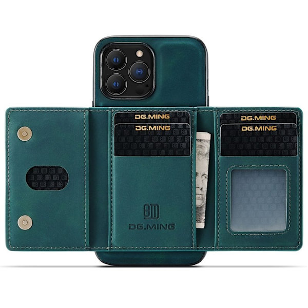 DG.MING M2 Series Mobilskal till iPhone 15 Pro Max Shockproof Grön