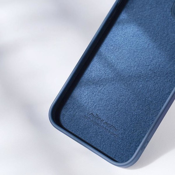 Nillkin iPhone 14 Pro Case CamShield Silky Silicone - Vihreä