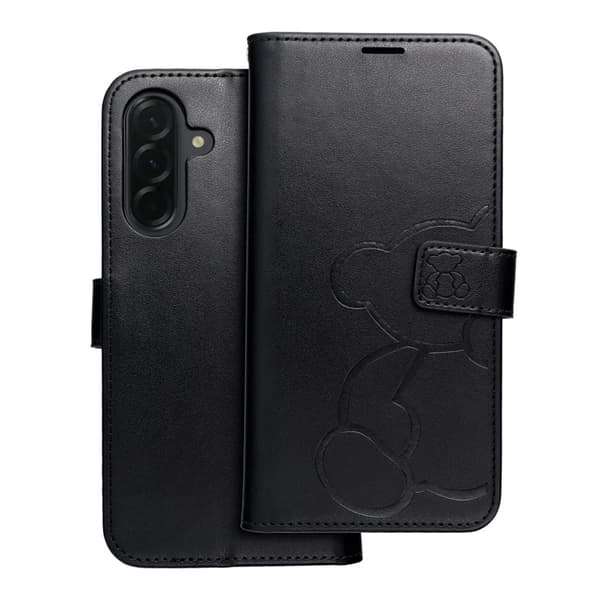 Galaxy A36 5G Pung Etui Mezzo - Bamse Sort Svart
