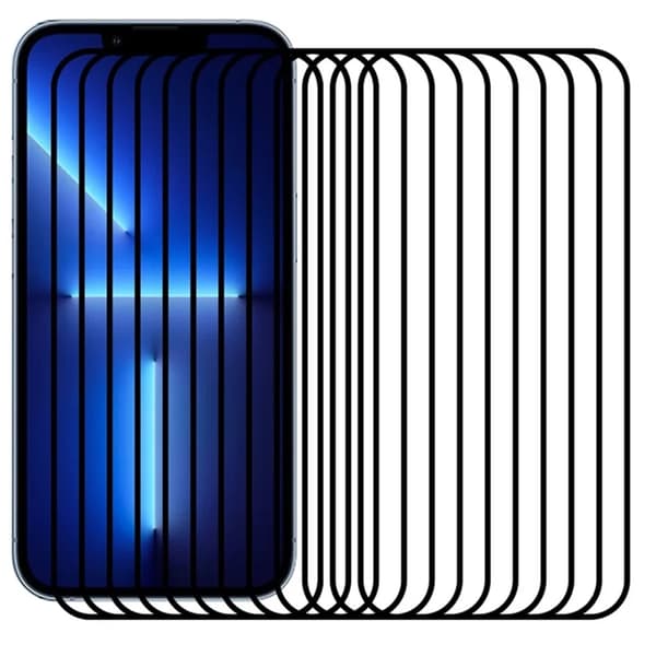[10-Pack Bulk] iPhone 11 Pro Max/XS Max Härdat Glas Skärmskydd
