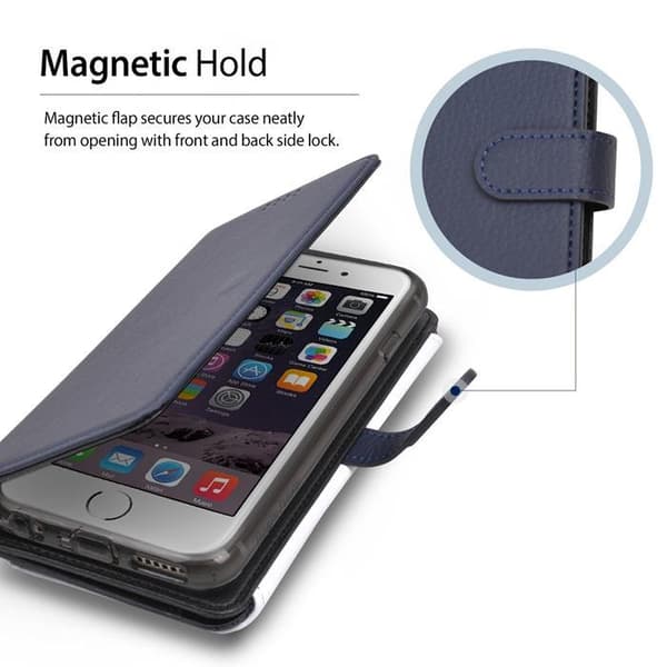 Ringke Wallet till iPhone 6 / 6S  - Vit White