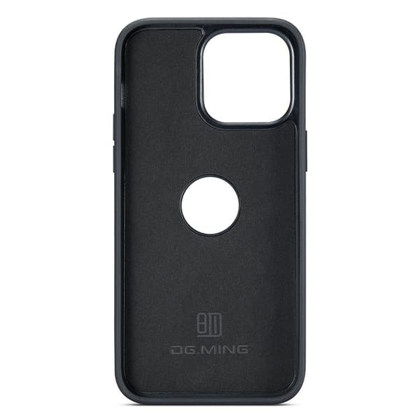 DG.MING Mobilskal till iPhone 15 Logo View Anti-Drop Lila
