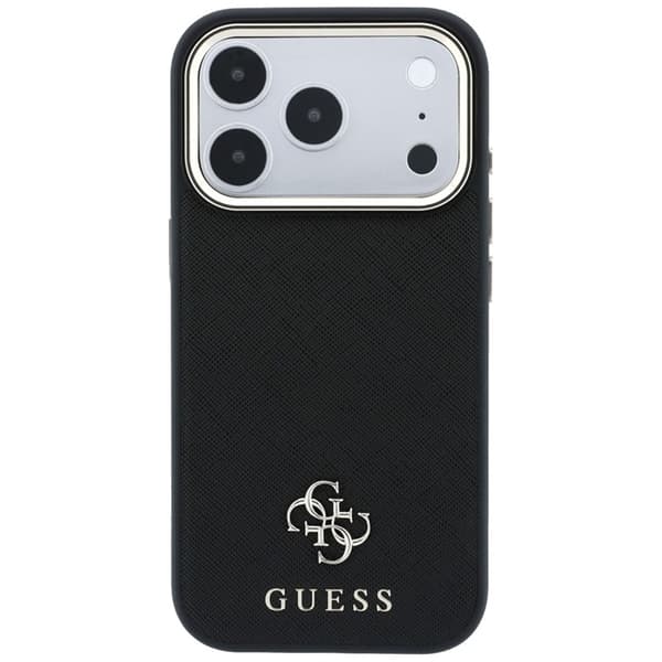 Guess Mobilskal För iPhone 18 Pro Max/17 Pro Max Magsafe Saffiano Small 4G Logo