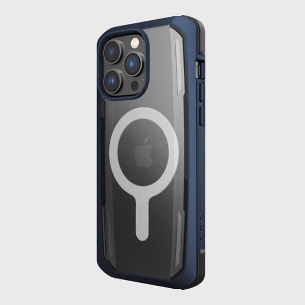 Raptic iPhone 14 Pro Max -kotelo Magsafe Secure Armored - Sininen Blå