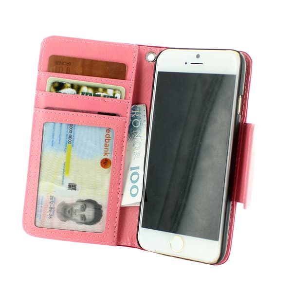 Covered Gear Devoted Plånboksfodral - iPhone 6/6S  - Magenta/Rosa Rosa