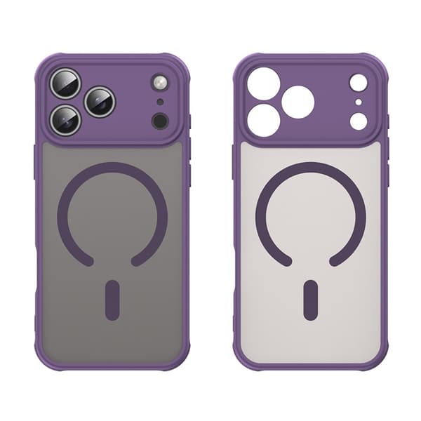 Mobilskal till iPhone 17 Pro Max MagSafe Anti Drop - Lila Lila