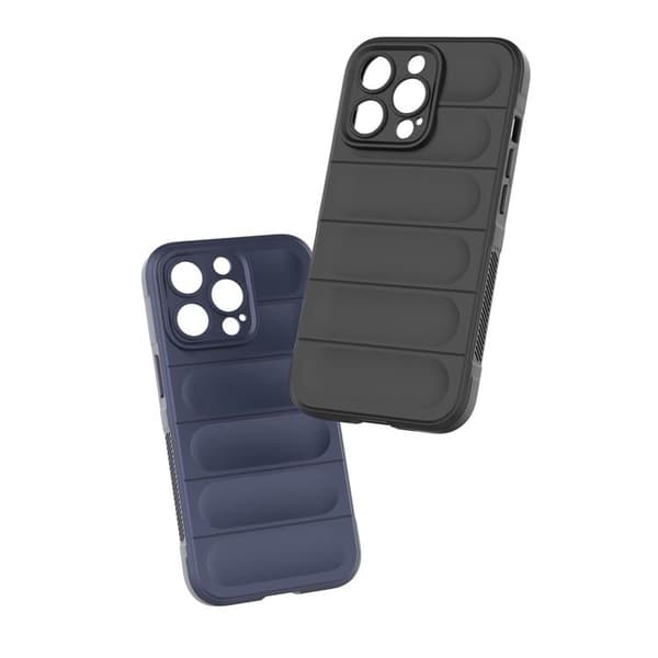 iPhone 13 Pro Max Skal Flexible Armored Magic Shield - Tummansininen Blå
