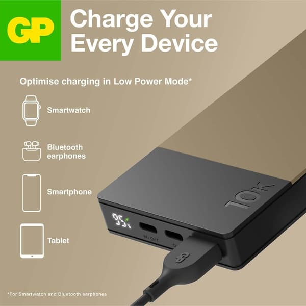 GP Powerbank M2+ 10000mAh Beige