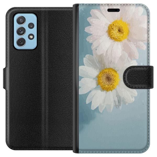 Plånboksfodral till Samsung Galaxy A52 5G med Sommarblommor