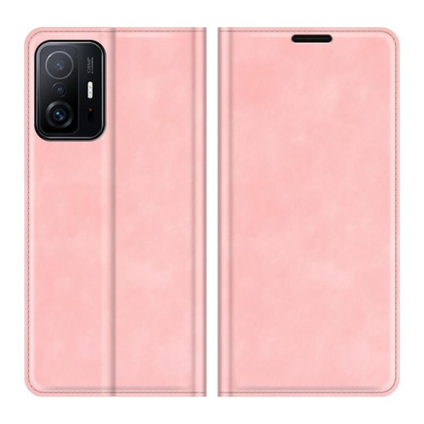 Skin Touch Læder Taske Xiaomi 11T / 11T Pro - Pink