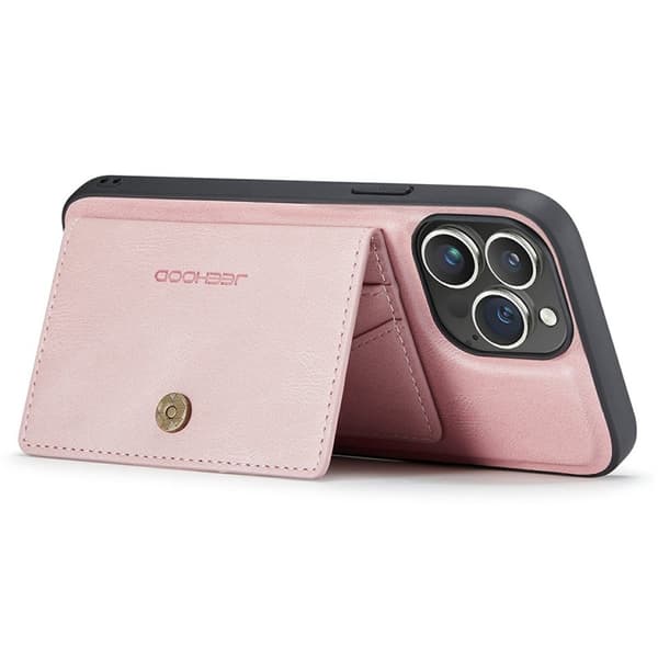 JEEHOOD Mobilskal till iPhone 15 Pro Plast - Rosa