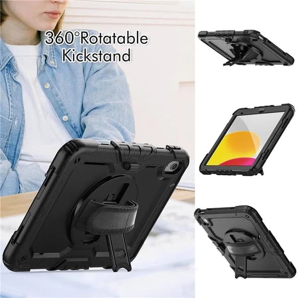 iPad 10.9" (2022)/iPad 11" (2025) Mobilskal Drop-Proof - Svart Svart