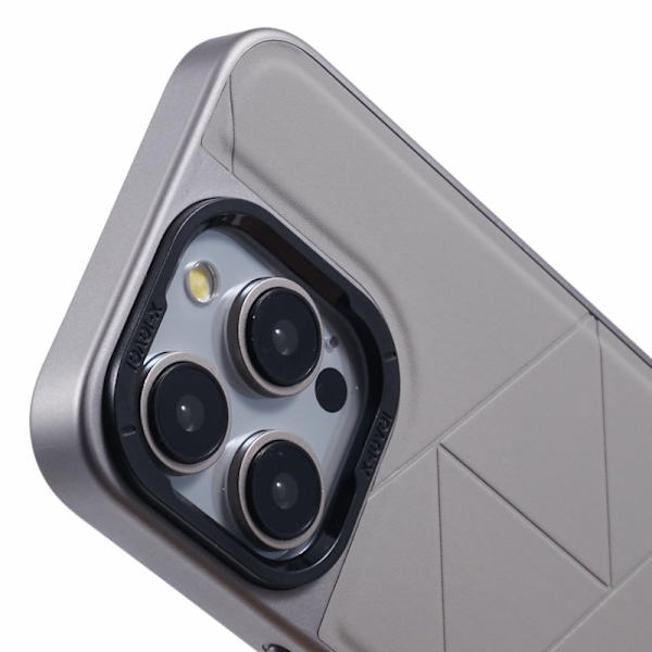 X-LEVEL Mobilskal till iPhone 13 Pro Geometrisk Mönster Grå