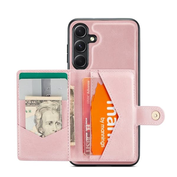 JEEHOOD Mobilskal till Samsung Galaxy S23 FE Plast - Rosa