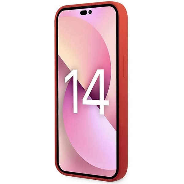 Tumi Telefontaske til iPhone 14 Plus/15 Plus MagSafe Flydende Silikone - Rød