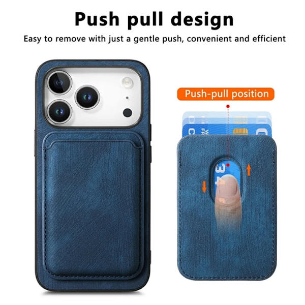 Mobilskal till iPhone 17 Pro Max Retro Detachable - Blå Blå